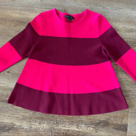 Ann Taylor Color Block Sweater - Picture 6 of 9